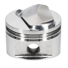 Load image into Gallery viewer, JE Pistons BBC CLOSED CHBR Set of 8 Pistons - Installation View