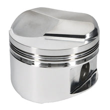 Load image into Gallery viewer, JE Pistons BBC CLOSED CHBR Set of 8 Pistons - Installation View