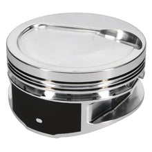 Load image into Gallery viewer, JE Pistons BBC INV DOME Set of 8 Pistons - Installation View