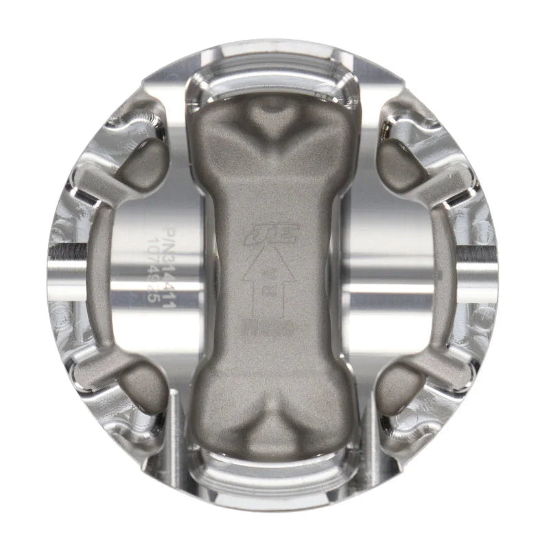 JE Pistons COYOTE 5.0 MODULAR 8.5:1 Set of 8 Pistons - Installation View