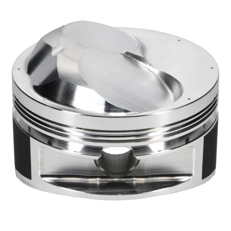 JE Pistons Chevrolet Big Block Piston Kit 4.610 in Bore 1.120 in CH 29.50 CC -Set of 8 - Back View