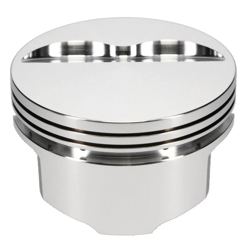 JE Pistons Chevrolet Small Block 4.030in Bore 1.125in CH -5.00 CC Piston Kit - Side View