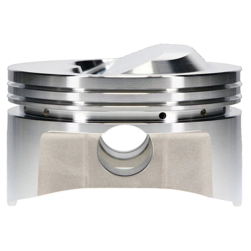 JE Pistons Chevrolet Small Block 4.030in Bore 1.125in CH -7.00 CC Piston Set - Installation View
