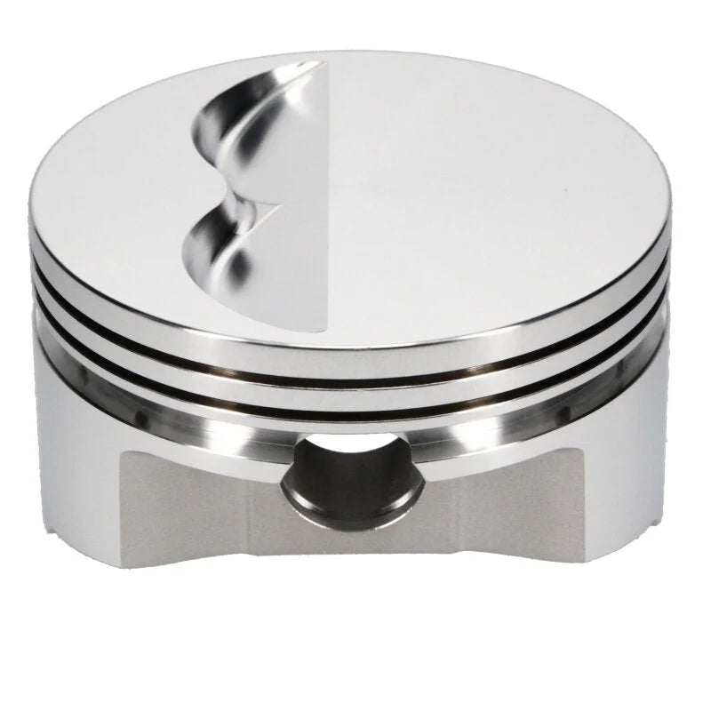 JE Pistons Chevrolet Small Block 4.030in Bore 1.425in CH -5.00 CC Piston Kit - Back View