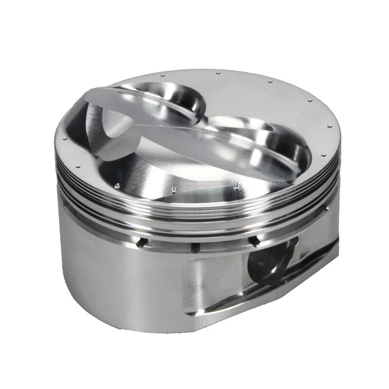 JE Pistons Chevrolet Small Block 4.155in Bore 1.335in CH 14.50CC Dome Piston Kit (Set of 8) - Side View