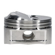Load image into Gallery viewer, JE Pistons Chevrolet Small Block 4.155in Bore 1.335in CH 14.50CC Dome Piston Kit (Set of 8) - Installation View