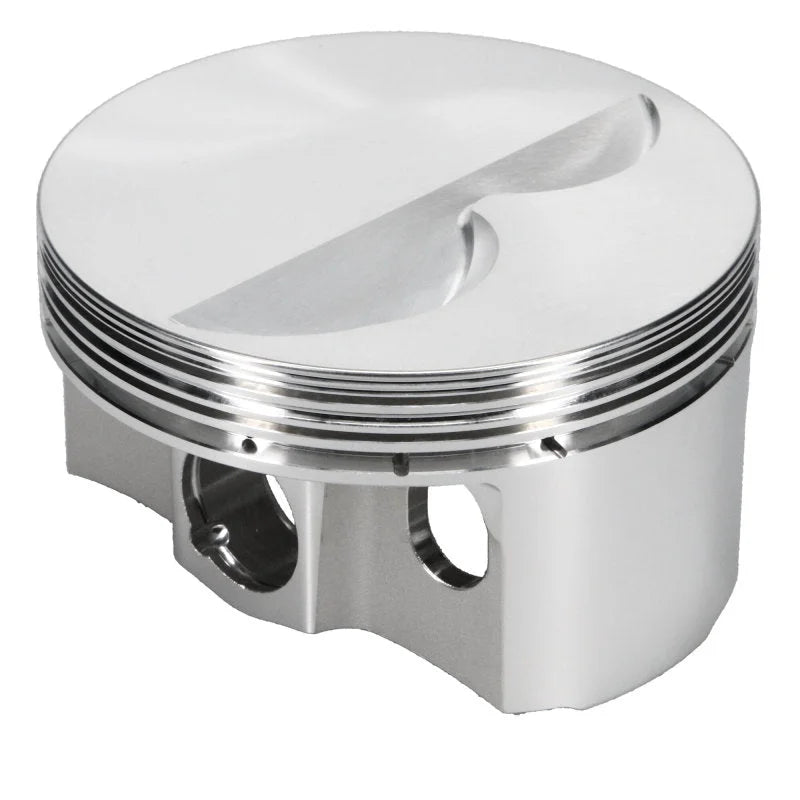 JE Pistons Chevy Small Block 4.030in Bore -3.8cc (Left Side) - Single Piston - Side View
