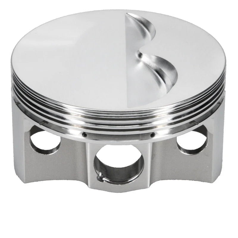 JE Pistons Chevy Small Block 4.030in Bore -3.8cc (Left Side) - Single Piston - Back View
