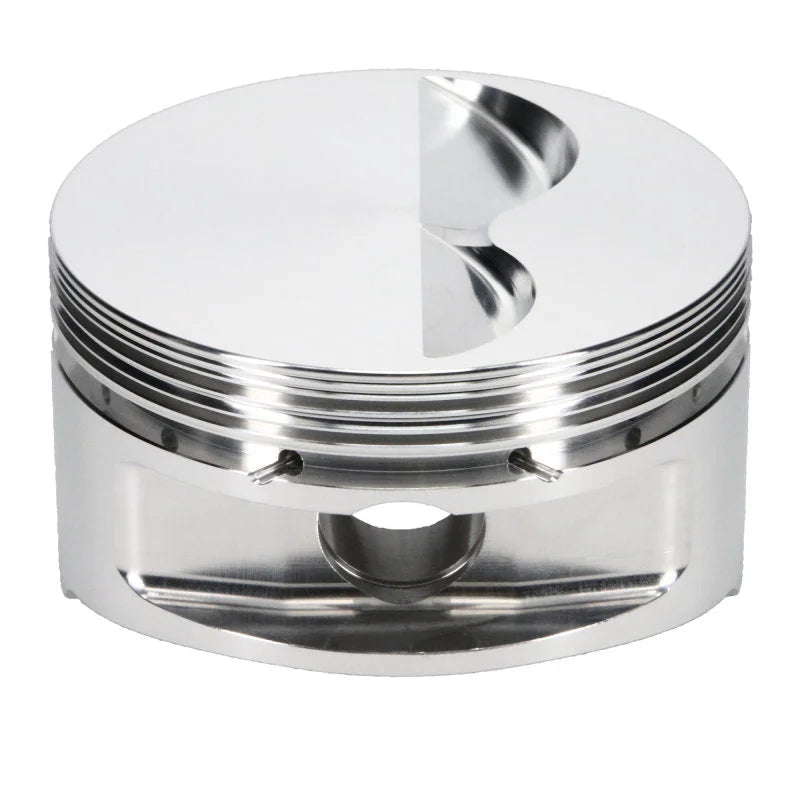 JE Pistons Chevy Small Block 4.040in Bore -5.0cc (Left Side) Single Piston - Back View