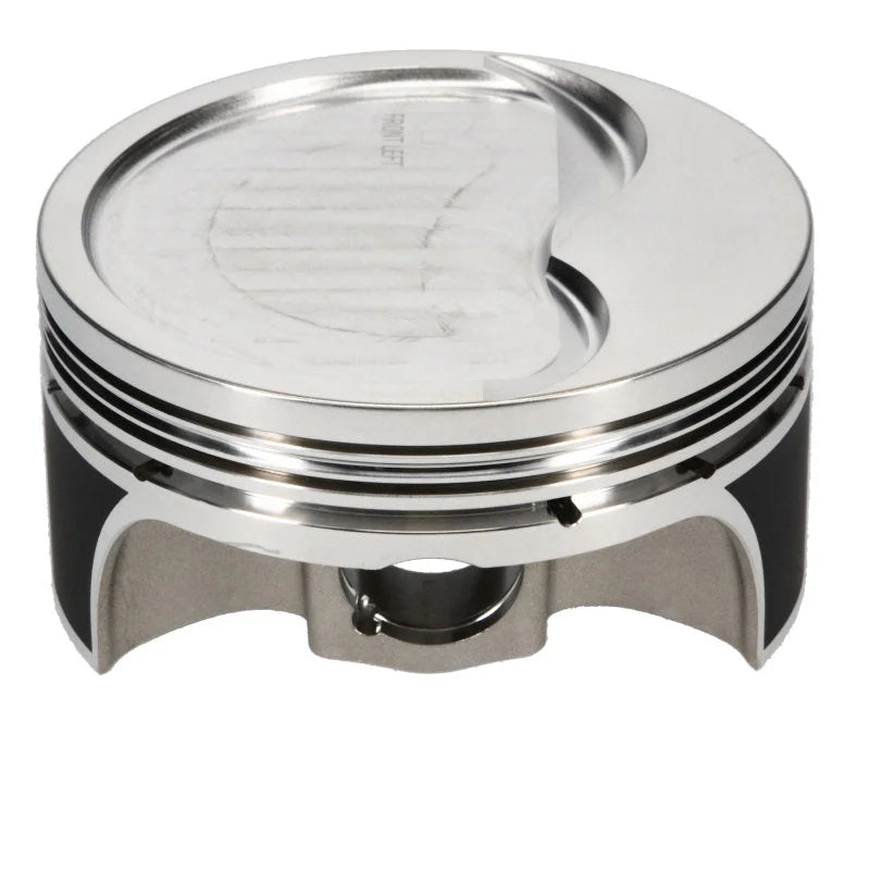 JE Pistons GM LS 4.070in Bore .010 LS3 SRP Pro 2618 Inverted Dome/Dish Pistons - Set of 8 - Back View