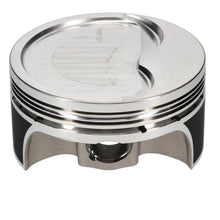 Load image into Gallery viewer, JE Pistons GM LS 4.070in Bore .010 LS3 SRP Pro 2618 Inverted Dome/Dish Pistons - Set of 8 - Back View