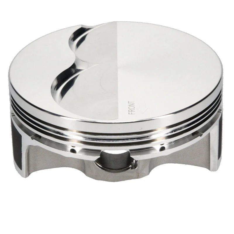 JE Pistons GM LS ASYM FSR Flat Top 3.900 STRK 4.010 Bore - Set of 8 - Installation View