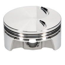 Load image into Gallery viewer, JE Pistons GM LS1 FT 6.125in Rod 3.905in Bore -30.2cc Dish - Set of 8 - Back View