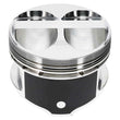 Load image into Gallery viewer, JE Pistons HONDA H22A1 DOME KIT Set of 4 Pistons - Side View