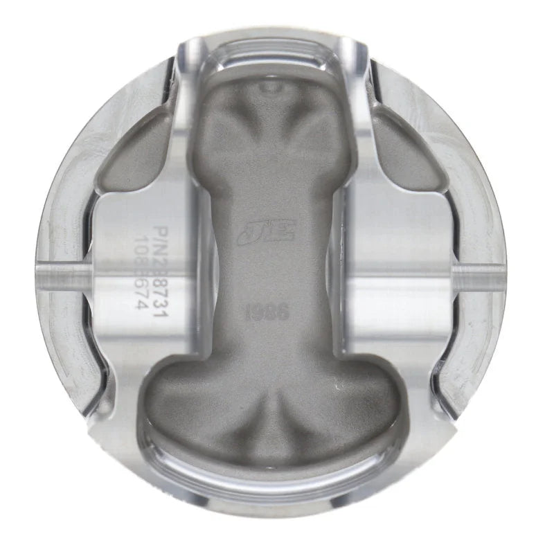 JE Pistons HONDA H23A1 DISH KIT Set of 4 Pistons - Installation View