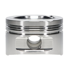 Load image into Gallery viewer, JE Pistons Honda Fit L15A 73.5mm Bore -1.7cc Dish 12.5:1 CR Piston Kit (Set of 4 Pistons) - Installation View
