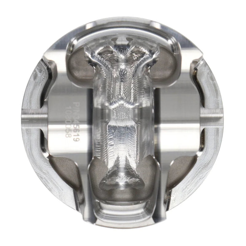 JE Pistons Honda K24A2 87mm Bore 2.04cc 10.0:1 CR Kit - Set of 4 Pistons - Side View