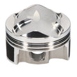 Load image into Gallery viewer, JE Pistons Honda K24A2 87mm Bore 2.04cc 10.0:1 CR Kit - Set of 4 Pistons - Back View