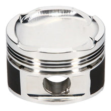 Load image into Gallery viewer, JE Pistons Honda L15B Turbo 73.5mm Bore 10.3:1 CR -10.1cc Dome Piston Set - Set of 4 - Installation View
