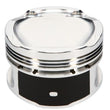 Load image into Gallery viewer, JE Pistons Honda L15B Turbo 73mm Bore 10.3:1 CR -9.6cc Dome Piston Set - Set of 4 - Back View