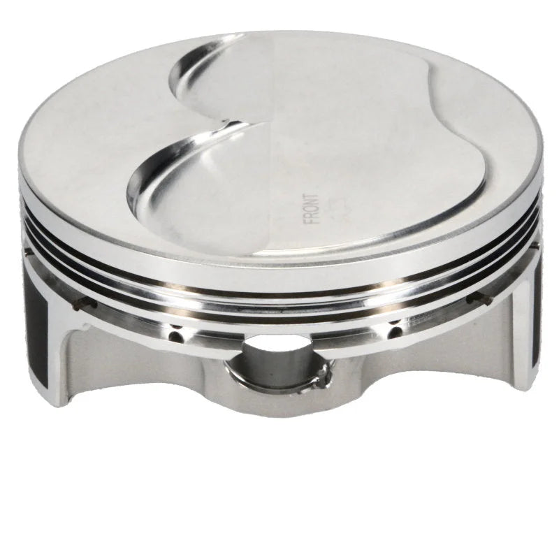 JE Pistons LS ASYM DOME Set of 8 Pistons - Back View