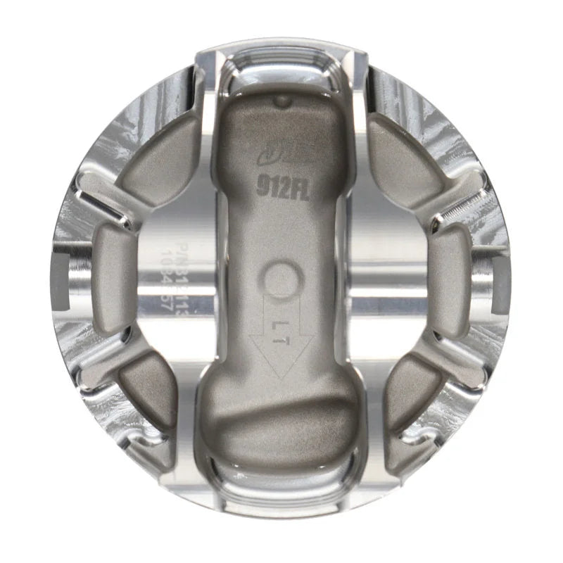 JE Pistons LS ASYM DOME Set of 8 Pistons - Installation View