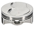 Load image into Gallery viewer, JE Pistons LS Asym Dome 3.9in Stroke 4.125 Bore 5.7 Dome Volume - Set of 8 - Back View