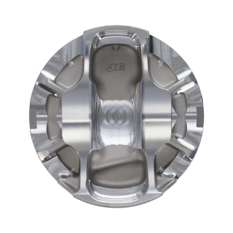 JE Pistons LS7 DISH/INVDM 6077 Set of 8 Pistons - Installation View