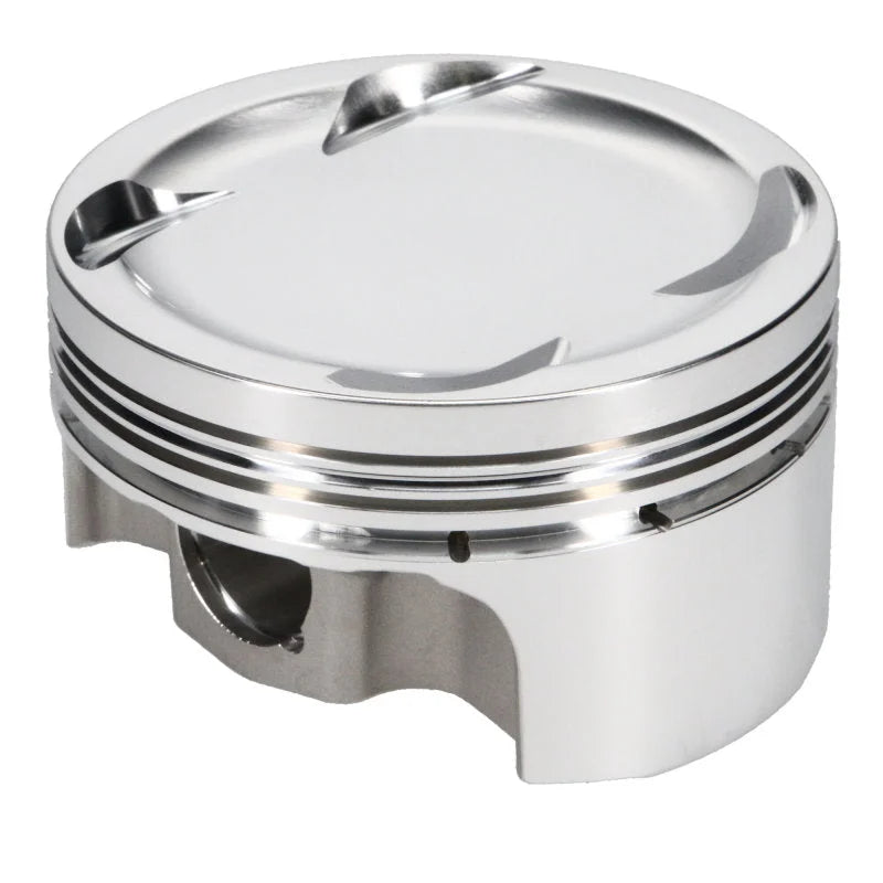 JE Pistons Mitsubishi 6G72 24V 91.1mm Bore STD Size 9.0:1 CR Pistons - Back View