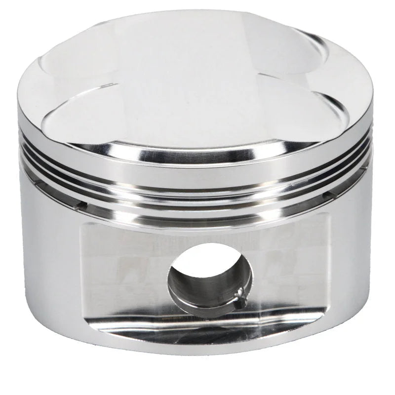 JE Pistons Nissan TB48DE 99.5mm Bore 102mm Stroke 23.8cc Dome 11.2:1 CR (Set of 6) - Installation View