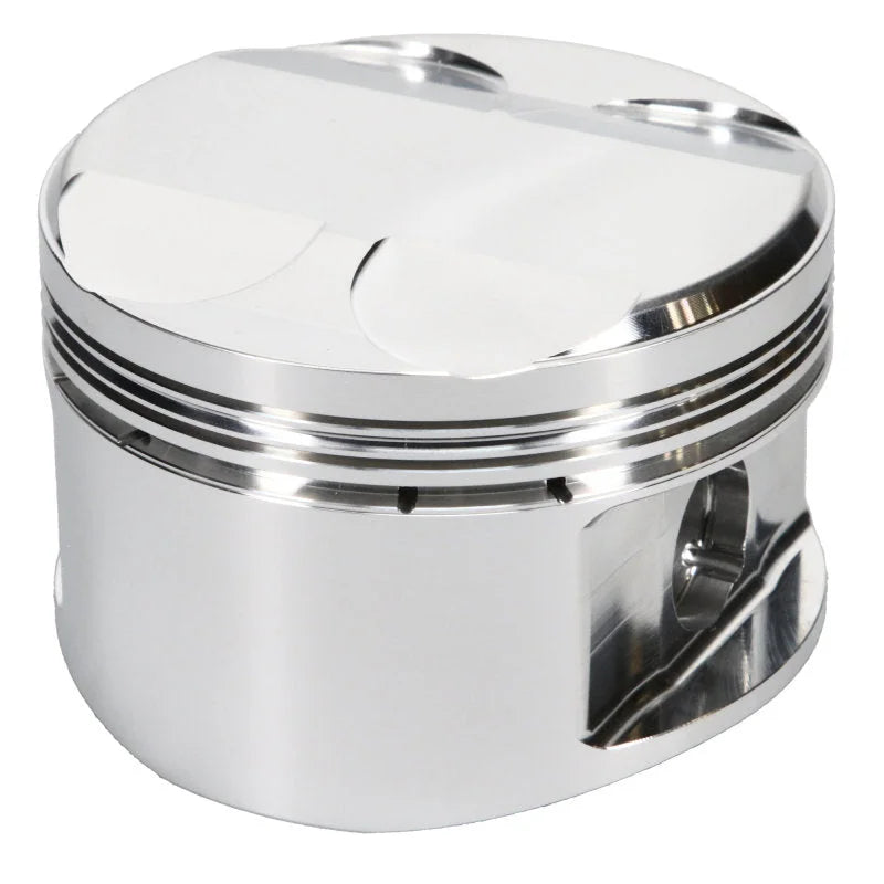 JE Pistons Nissan TB48DE Pistons 100 Bore Standard Size - Set of 6 - Back View