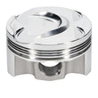 Load image into Gallery viewer, JE Pistons Nissan VR30DDTT 86mm Bore 10.2:1 CR -3cc Dish - Set of 6 - Side View