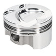 Load image into Gallery viewer, JE Pistons Nissan VR30DDTT 86mm Bore 10.2:1 CR -3cc Dish - Set of 6 - Back View