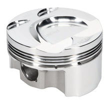 Load image into Gallery viewer, JE Pistons Nissan VR30DDTT 86mm Bore 10.2:1 CR -3cc Dish - Set of 6 - Back View