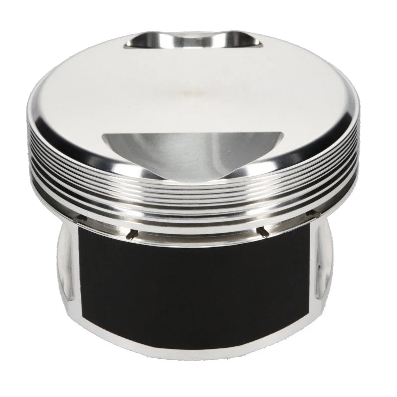 JE Pistons Porsche 3.0L Turbo 98mm Bore 0.866in Pin Diameter Set of 6 Pistons - Back View