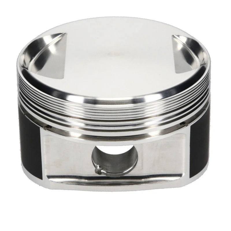 JE Pistons Porsche 3.0L Turbo 98mm Bore 0.866in Pin Diameter Set of 6 Pistons - Installation View