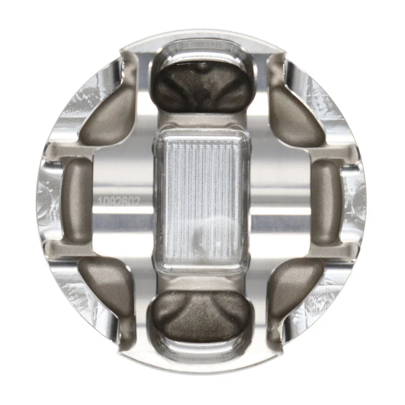 JE Pistons Porsche 996 / 997 3.6L Twin Turbo 100mm Bore -25.5cc Dish 9.4:1 CR - Set of 6 - Back View