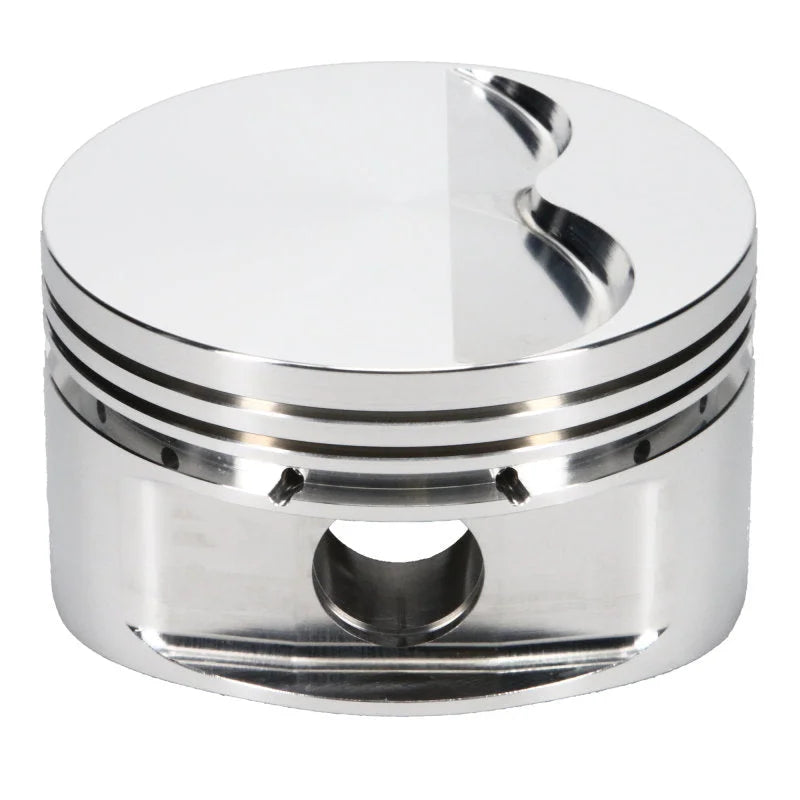 JE Pistons SB CHRY FLAT TOP Set of 8 Pistons - Side View