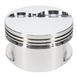 Load image into Gallery viewer, JE Pistons SB CHRY FLAT TOP Set of 8 Pistons - Side View