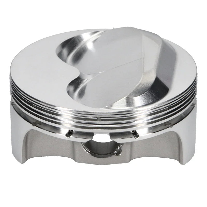 JE Pistons SBC 400 FSR DOME Set of 8 Pistons - Side View