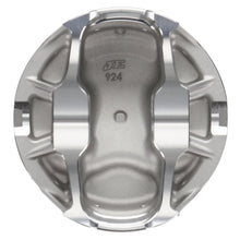 Load image into Gallery viewer, JE Pistons SBC 400 FSR DOME Set of 8 Pistons - Back View