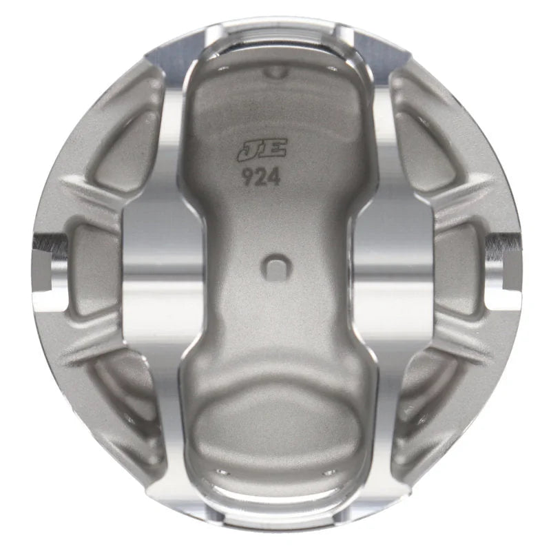 JE Pistons SBC 400 FSR DOME Set of 8 Pistons - Back View