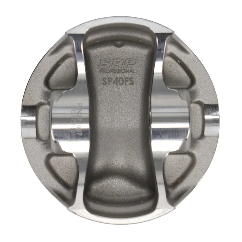 JE Pistons Small Block Ford (20 Degree Head) 4.030 Bore / 1.600 CD / -5.00 CC - Set of 8 - Side View