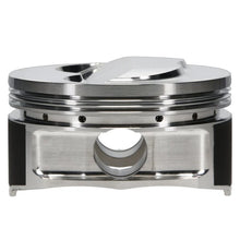 Load image into Gallery viewer, JE Pistons Small Block Ford (20 Degree Head) 4.155 Bore / 1.230 CD / 0.927 Pin - Set of 8 - Installation View