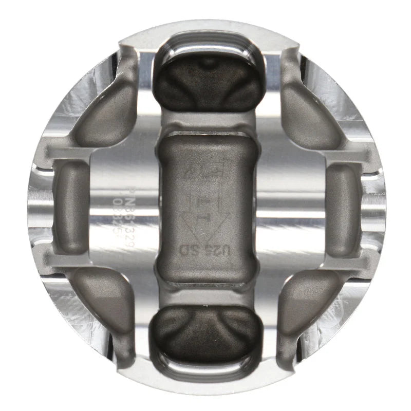 JE Pistons Subaru EJ25 Ultra Series 99.5mm Bore Dome -7cc 9.5:1 CR - Piston Set - Side View