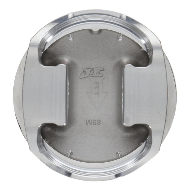 JE Pistons TOY 2JZGTE 9.5:1 KIT Set of 6 Pistons - Back View