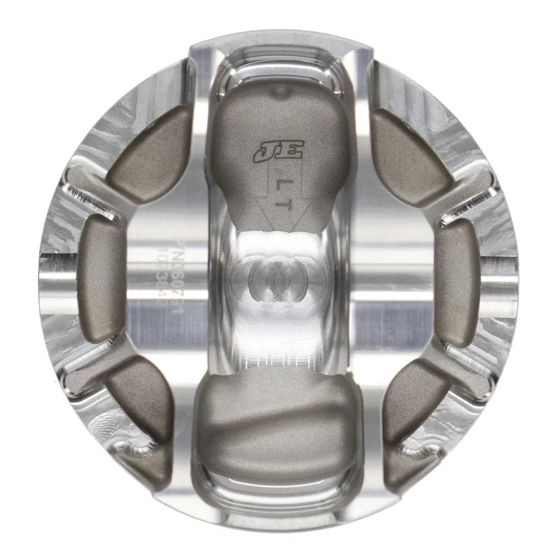 JE Pistons Ultra Series GM Gen V LT1 4.075in Bore/4in Stroke Set of 8 Pistons - Side View