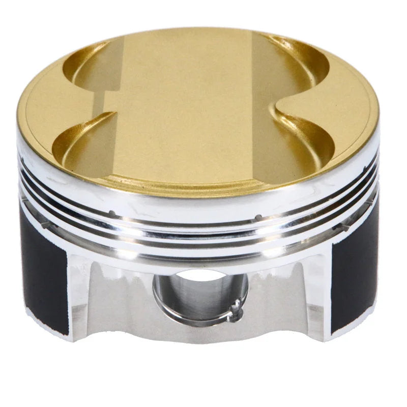JE Pistons Ultra Series Honda K20A 87mm Bore 10.0:1 CR Set of 4 Pistons - Back View