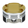 Load image into Gallery viewer, JE Pistons Ultra Series Mitsubishi 4B11T 86.5mm Bore 10.0:1 CR Set of 4 Pistons - Side View