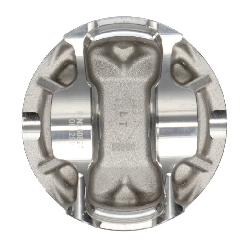 JE Pistons Ultra Series Modular Ford Coyote Gen 1/2 3.64in Bore/3.65in Stroke Set of 8 Pistons - Back View